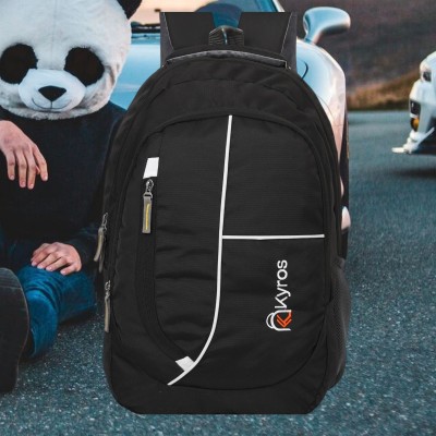 Kyros Travel, School & College bags 35 L Backpack(Black)