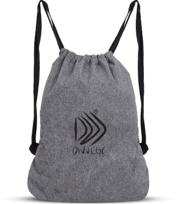 divulge Sports and Multi-utility backpack with drawstring pouch - 16 Ltrs 18.1 L Backpack(Grey)