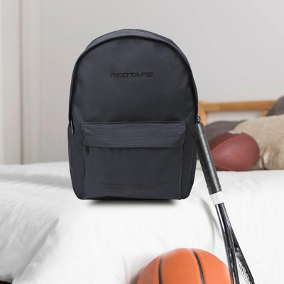 RED TAPE Grey Boys & Unisex Polyester Backpack | School, College & Office Bag 25.5 L Laptop Backpack(Grey)