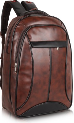 Romofy Casual Vegan Leather Office College Laptop Shoulder Business Unisex Backpack 35 L Laptop Backpack(Multicolor)