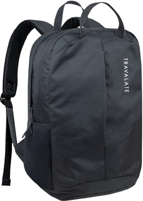 Travalate Daypack with Spacious Main Compartment & Top Handles 20 L Backpack(Black)