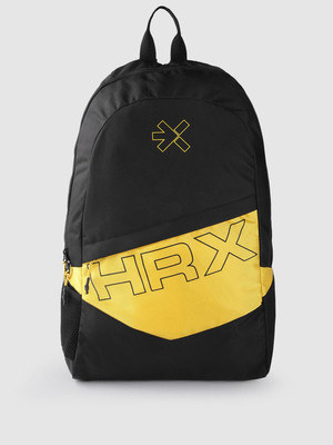 HRX by Hrithik Roshan Unisex Colourblocked Backpack 23 L Backpack(Black)