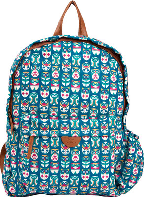 Teal By Chumbak Owl March Laptop backpack 4 L Backpack(Multicolor)