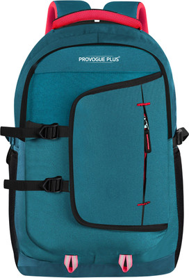 PROVOGUE PLUS Waterproof ASHPER Unisex School Bag With Flap Designer Pen Pocket 40 L Backpack(Blue)