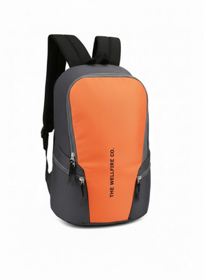 Wellfire 20L Unisex Backpack | Lightweight Gym, Laptop & Travel Bag 20 L Backpack(Orange)