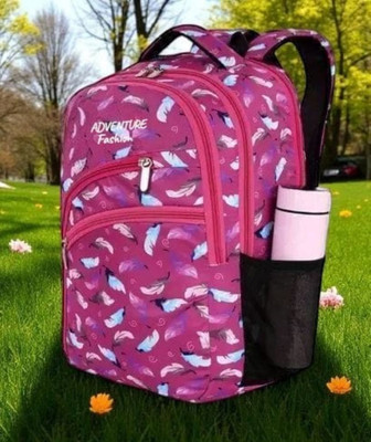 ADVENTOR FASHION Large 35 L Laptop Backpack backpack casual unisex school bag collage bag 35 L Backpack(Pink)