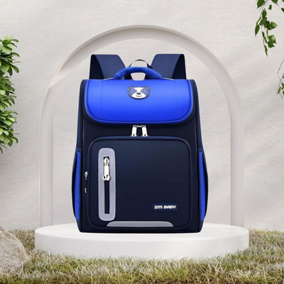 Sageware Stylish School Backpack for Boys & Girls Lightweight Durable Bag for Daily Use 15 L Backpack(Blue)