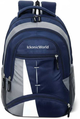 IckonicWorld IW, TRENDY, STYLISH 35L Unisex Backpack for Offices, Schools 35 L Laptop Backpack(Blue)