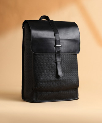 French Accent Men's The Métropolitain Backpack - Onyx Black 24 L Backpack(Black)