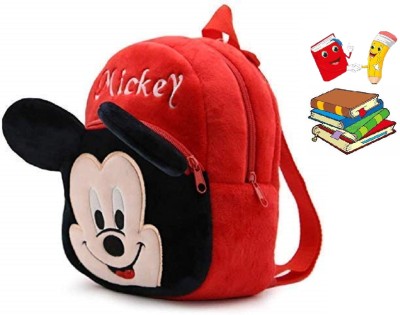 AMANVANI Cute Mickey Preschool Kids Bag Beautiful Backpack 10 L Backpack(Black)