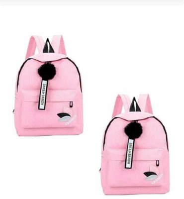 ARK FASHION Fashionable tuition office party backpacks for girs & womens 16 L Backpack(Pink)