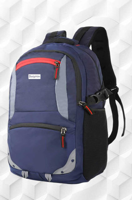 DOLPHINBM orignal spacy unisex with 2 hidden secret poket 35 L Backpack(Blue)