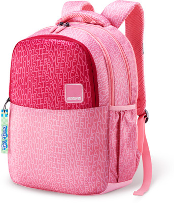 AMERICAN TOURISTER Mia 3.0 Style 01, 26 Lts Women School Backpack with Front Organizer 26 L Backpack(Pink)