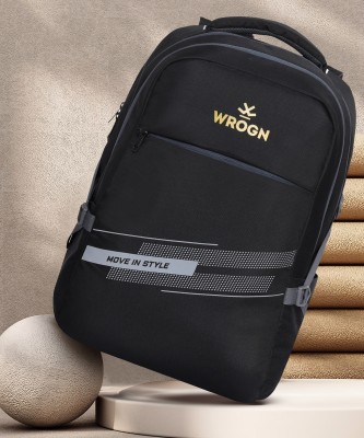 WROGN Stylish and Functional Business Compact Laptop Bag for Travel,Work,Daily Commute 35 L Laptop Backpack(Black)