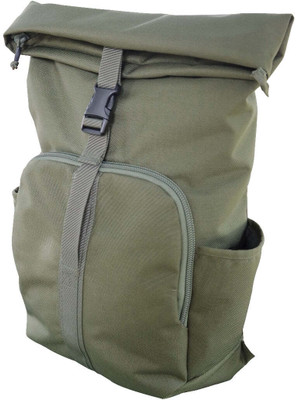 oliveplanet tactical roll top backpack 20 L Backpack(Black)