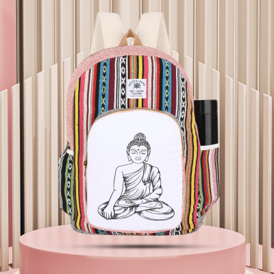 Mahaveer Collection Collage And School Backpack Ganesh Ji Print Backpack 15 L Backpack(Multicolor)