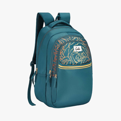 Genie With Raincover GLOW 36 L Laptop Backpack(Green)