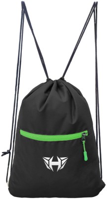 H-Hemes NH-Logo-DS-GreenZip_11 12 L Backpack(Black, Green)