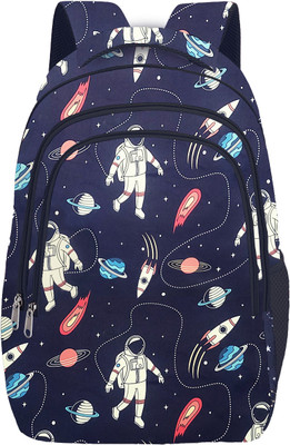 Frantic Polyester Kids School Bags 26 L for Class 1 to 8 26 L Backpack(Blue)