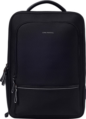 LINO PERROS Unisex Olive Cross Body 14.4 L Backpack(Black)