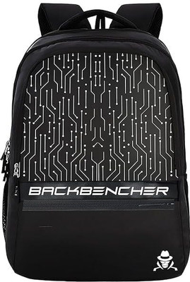 Mdali HACKER Edition Bag with 2 Secret Pockets, Large Size Laptop Backpack, white 28 L Laptop Backpack(Black)