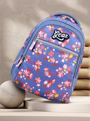 Gear FLORAL BACKPACK 30 L Backpack(Blue)
