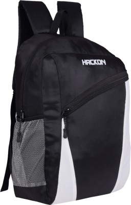 Hackon Backpack For Men & Women Laptop Bags School Bag 26 L Backpack(Black)