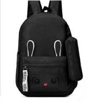 Dowet BUNY-BKPACK-BLACK-1PC-K_1_11 25 L Backpack(Black)