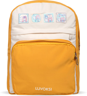 LUVOKSI Daise 24 L Laptop Backpack(Yellow)