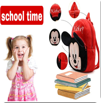 Aveek BM-Pink Minnie_294_25 12 L Backpack(Red)