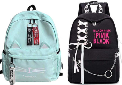 Plama GIRLS STYLISH TRENDY SCHOOL / COLLEGE / CASUAL BACKPACK FOR GIRLS 30 L Backpack(Green, Black)