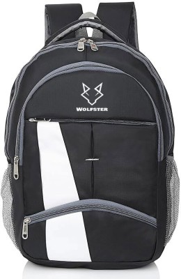 Wolfster Bag for School/College/Office/Tuitions 30 L Laptop Backpack(Black)