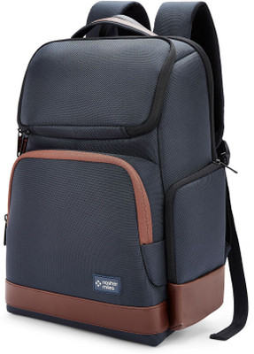 NASHER MILES Fordham Corporate Laptop Backpack Premium Polyester PU for Office School Travel 33 L Laptop Backpack(Blue)