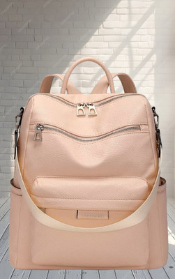 TrueArch Women Backpack Student Backpack Lightweight Comfortable 26 L Backpack(Beige)