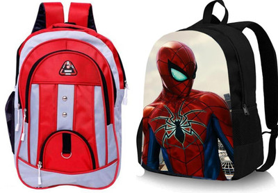 khatushyam collection A_1PC_RED_TYCOON & SPIDER-04_@@_1PC_abc 30 L Backpack(Red, Black)