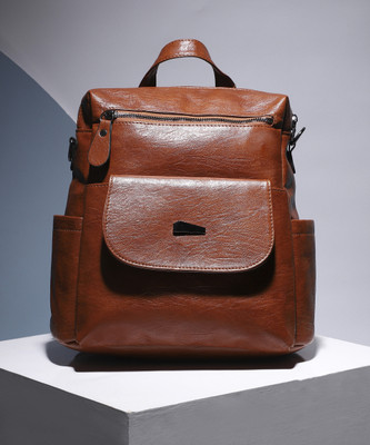 Haute Sauce The Nomad Mini Backpack - Brown 10 L Backpack(Brown)