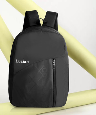 Luzian Casual School Design Tuition College Office Shoulder Backpack For Unisex 22 L Backpack(Black)
