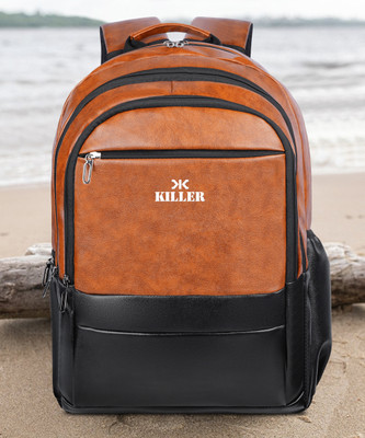 KILLER TWIRL UNISEX BAGPACK WITH RAINCOVER 40 L Laptop Backpack(Tan)