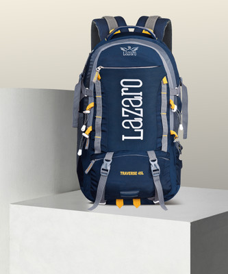 Lazaro Heavy Duty Travel Laptop Backpack with Rain Cover 45 L Laptop Backpack(Blue)