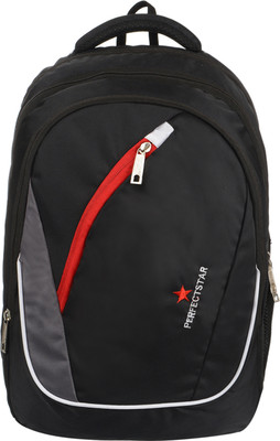 PERFECT STAR bag_008 Laptop Bag(Black, Red)