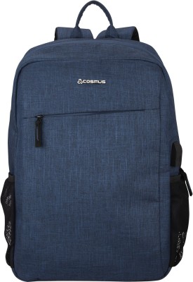 Cosmus Stunner 45cm Laptop Backpack with USB charging Port - 22 Ltr Blue 22 L Laptop Backpack(Blue)