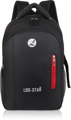Log-Star 29L Laptop Backpack For Boy & Girls School College & Office 29 L Laptop Backpack(Black)