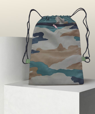 Kumar's Trend Unisex Camouflage Army Military Dori Bag, Indian Sports Run Drawstring 20 L Backpack(Multicolor)