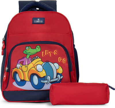 The CLOWNFISH Mini Explorer 12 L Backpack(Red)