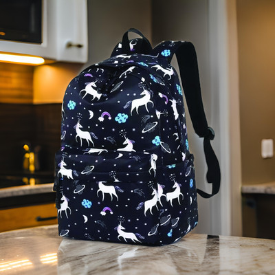 Shishtha GHODII PRINT_ab 20 L Backpack(Blue)