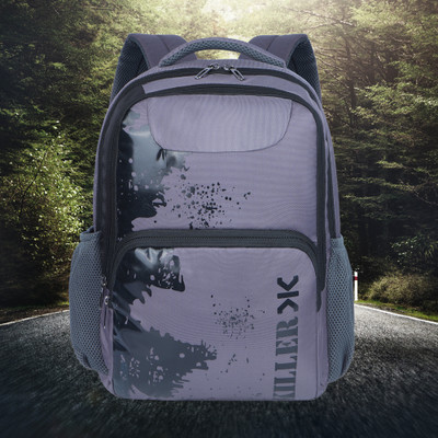 KILLER ESPY STYLISH FOR DAILY TRAVEL WITH RAINCOVER 40 L Laptop Backpack(Grey)