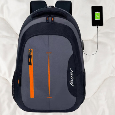 JairaJ backpack bag laptop bag school backpag(19.5*14) 37.1 L Laptop Backpack(Black)
