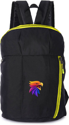 Cp Bigbasket Multicolor-Eagle-YellowZip-Bag_15 12 L Backpack(Black, Yellow)