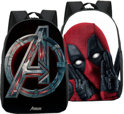 Shishtha A_AVANGER+DEADPOOL- COMBO_abc 30 L Backpack(Multicolor)