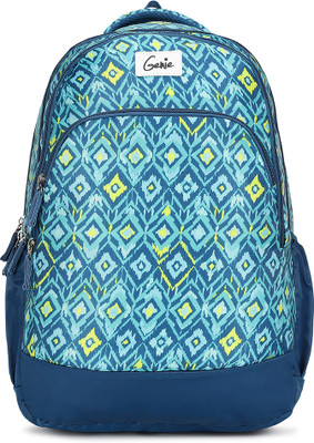Genie 36 litres teal School Backpack (19 inch,Water Resistant) 36 L Laptop Backpack(Blue)
